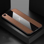 Voor Vivo X9s Plus XINLI stiksels textuur schokbestendige TPU beschermhoes (bruin)