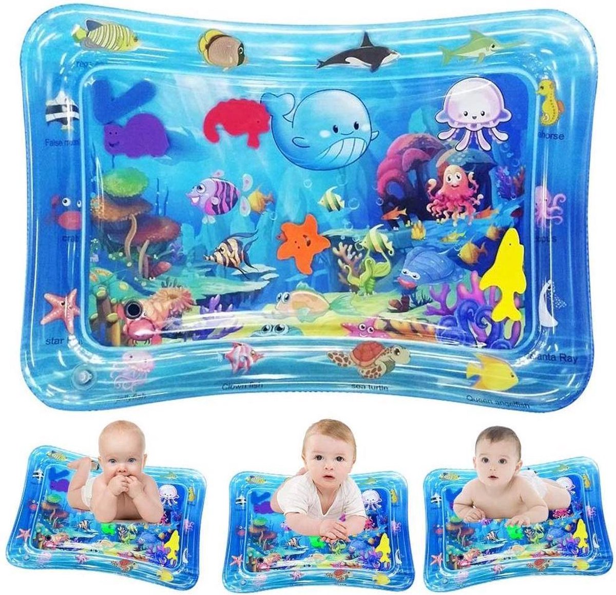 Water Speelmat Baby Opblaasbaar Tummy Time Mat Voor Binnen/buiten