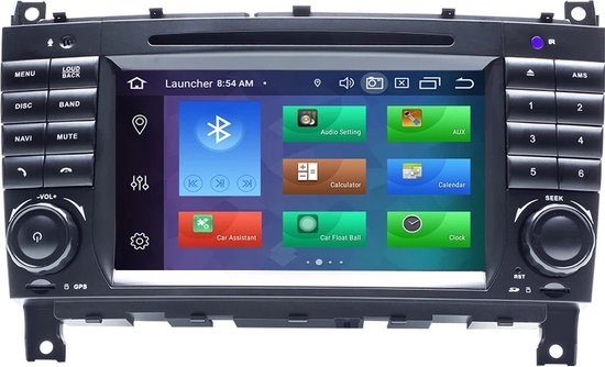 Mercedes Benz Classe C w203 Système de navigation et multimédia CarPlay  Android 10 2... | bol