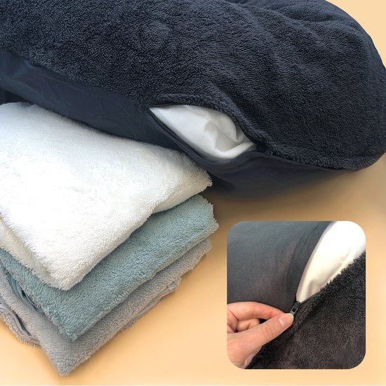 Form Fix XL Voedingskussenhoes - Body Pillow Kussensloop - Zwangerschapskussen hoes - Zijslaapkussen hoes - Waterafstotend coating - Wit van Form Fix — afbeelding 3