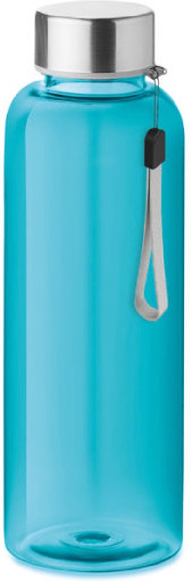 Drinkfles Waterfles Blauw duurzaam RPET - PER 2 VERPAKT | Dop van roestvrijstaal. 500ml