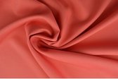 15 meter texture stof - Koraalroze - 100% polyester
