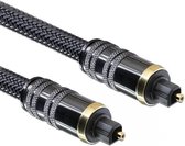 Optische kabel - Enkel afgeschermd - Toslink male - 2 meter - Zwart - Allteq
