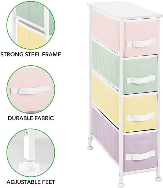 Timoteo - Ladekast - Beige - 104x47x83 cm