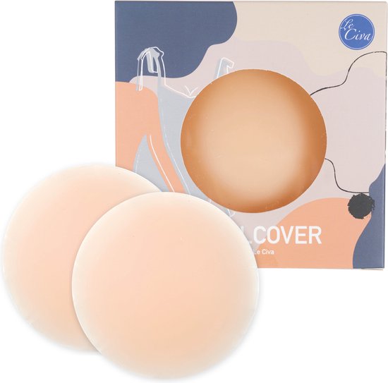 Le civa® nipple covers – zelfklevende tepelplakkers – stickers – bedekkers – pads – 2 stuks – siliconen