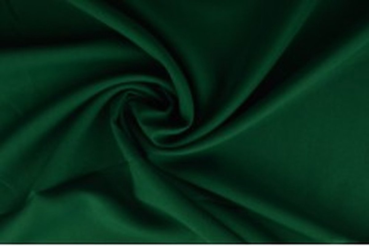 50 meter texture stof - Donkergroen - 100% polyester