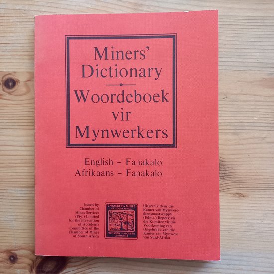 9780620016452 - Miner's Dictionary Woordeboek vir mynwerkers