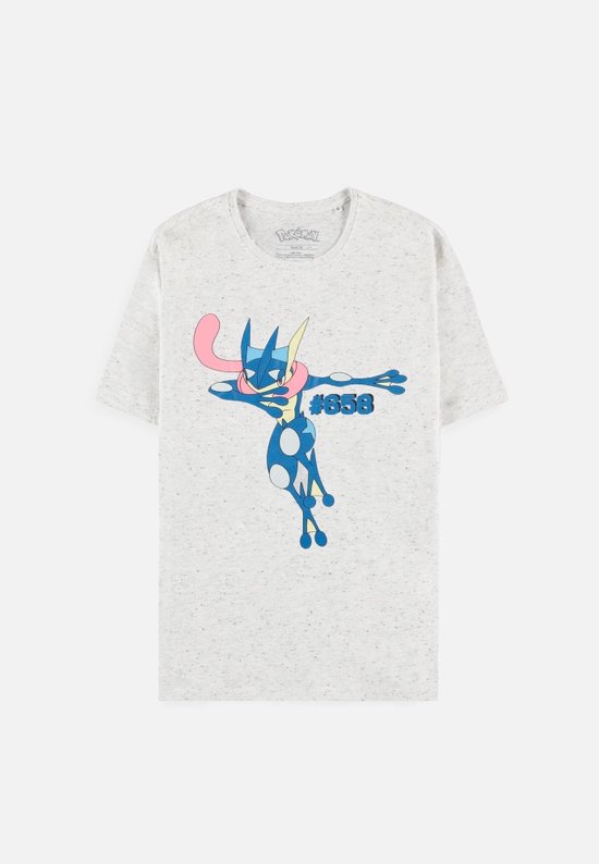 Tshirt Homme Pokémon -XL- Greninja Grijs