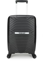 Decent Handbagage Harde Koffer / Trolley / Reiskoffer - 55 x 35 x 20 cm - CrossOne - Zwart