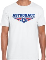 Astronaut t-shirt heren - beroepen / cadeau / verjaardag M