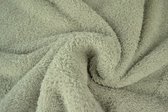 10 mètres de tissu éponge - Gris argent - 90% coton - 10% polyester