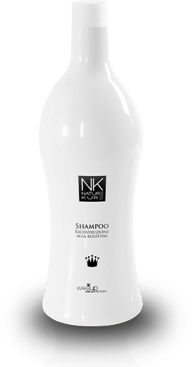 Nature Kure keratine shampoo -1000ml , sulfaat vrije shampoo , thuis keratine behandeling verzorging | Herstellende shampoo voor natuurlijke keratine in het haar, geeft glans en gezondheid aan het haar terug.