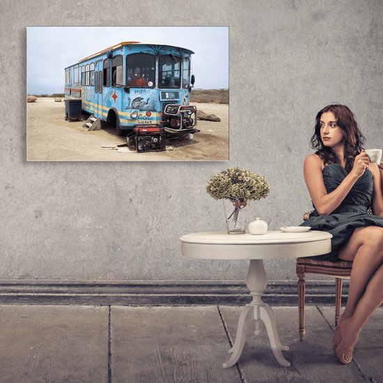 Meester Aan De Muur Schilderij Doek Schilderstuk Muurdecoratie