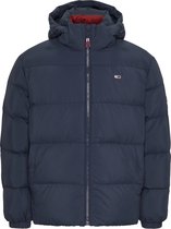 Tommy Jeans - Heren Jas winter Essential Down Jacket - Blauw - Maat XL