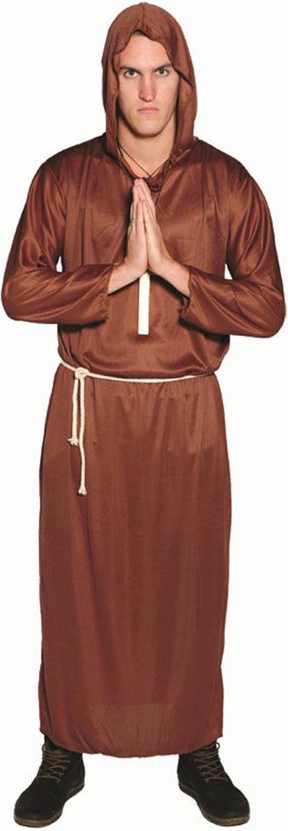 Carnavalskleding heren - Monnik kostuum - Klooster - Monniken outfit - Carnaval kostuum heren - Maat L