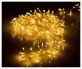 Oneiro’s luxe Zilverdraad - cluster - 480LED - warm wit - kerst – draadverlichting - feestdagen - winter - verlichting - binnen - buiten – sfeer