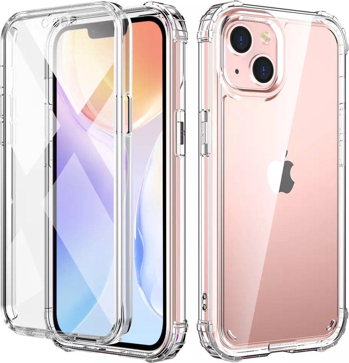 Iphone 14 Full Body Protection Transparent Case