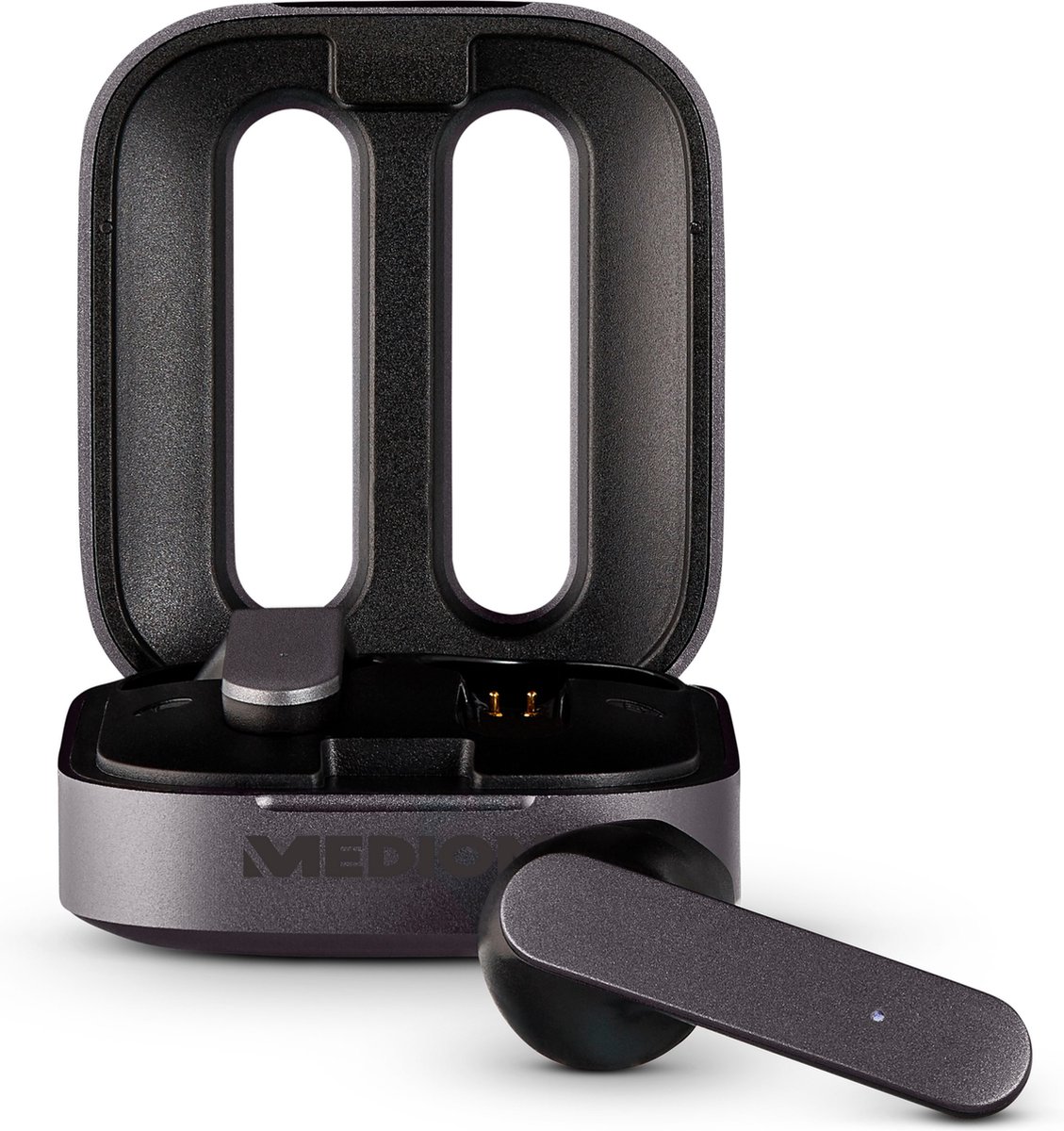 Medion P62204 - Draadloze Bluetooth oordopjes - Met oplaadcase - Zwart