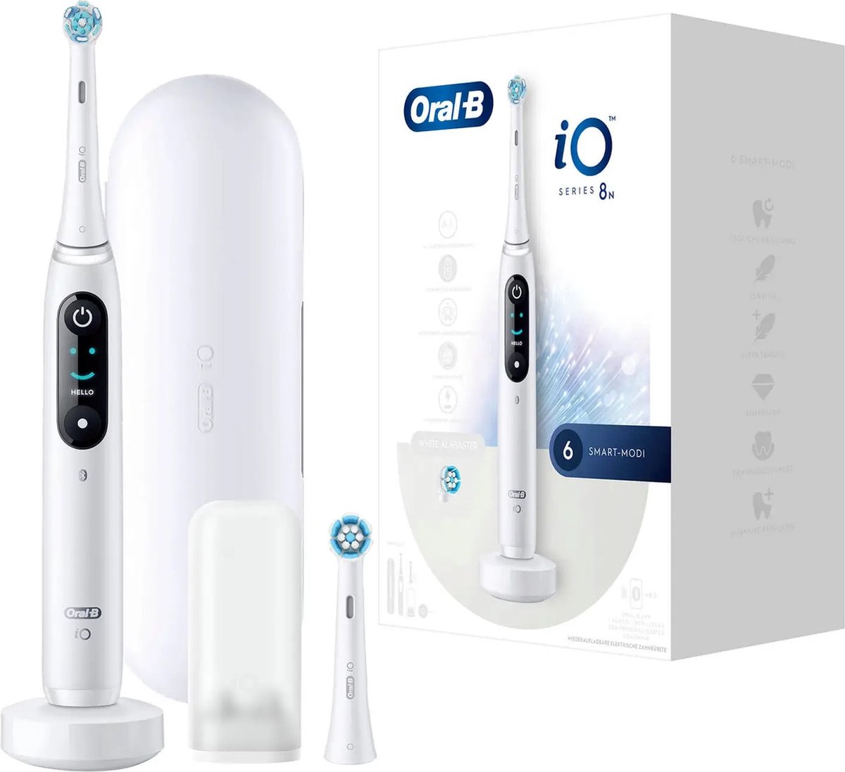 Oral-B iO Series 8 White Elektrische Tandenborstel