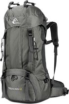 Free knight -Backpack 60 L , Grijs  ,Waterdichte ,Ultralichte,Handige opvouwbare