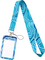Moodadventures - porte-clés avec porte-cartes Blue Marble - porte-badge