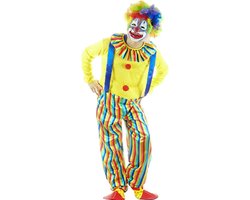 Kostuum Heren - Clown - Clownspak - Carnaval kostuum heren - Maat L