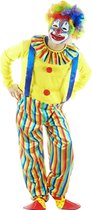 Kostuum Heren - Clown - Clownspak - Carnaval kostuum heren - Maat L
