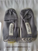 Antislip baby schoentjes - eerste loopschoentjes – Completebabyuitzet - maat 20,5 – 6-12 maanden – 13 cm - Grijs