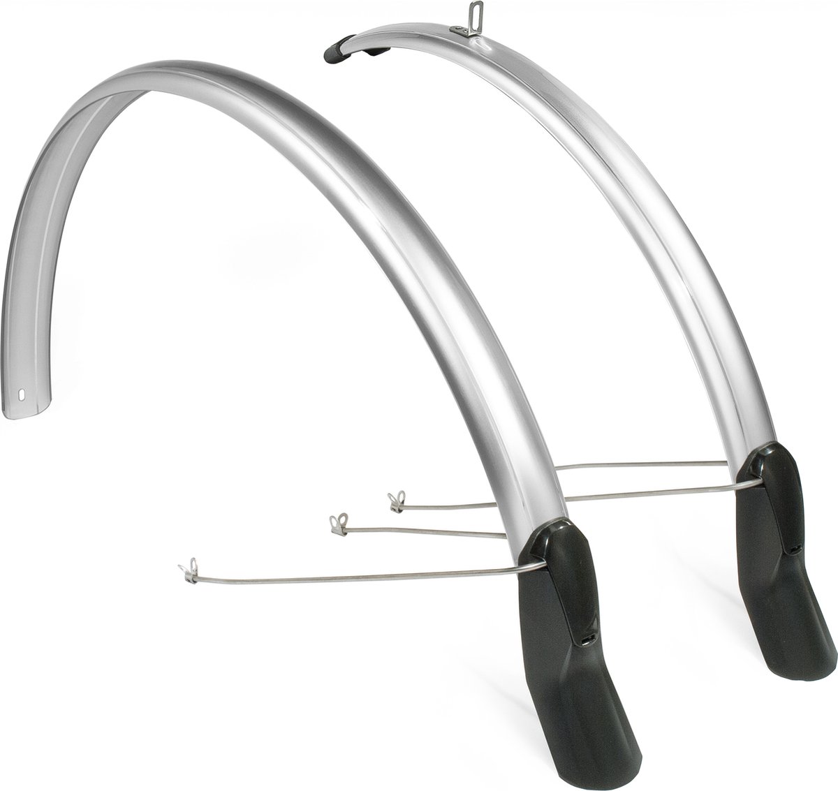 Eurofender Scatto spatbordset 28" x 51 mm - Smoke/Titanium