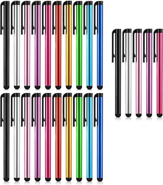 Foto: Cicon stylus pen 25 pack touch pen voor tablet en smartphone