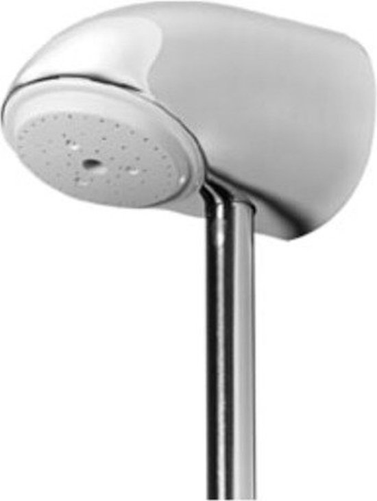 Rada douchekop vandaalbestendig opbouw onderaansluiting 9 l/min chroom