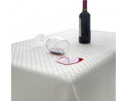 Mistral Home - Tafelbeschermer Gommtex - 110x240 cm - Wit