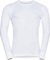 Odlo BL TOP col rond manches longues ACTIVE WARM ECO BLANC - Taille XS