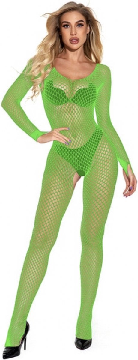 Groene bodystocking Samara