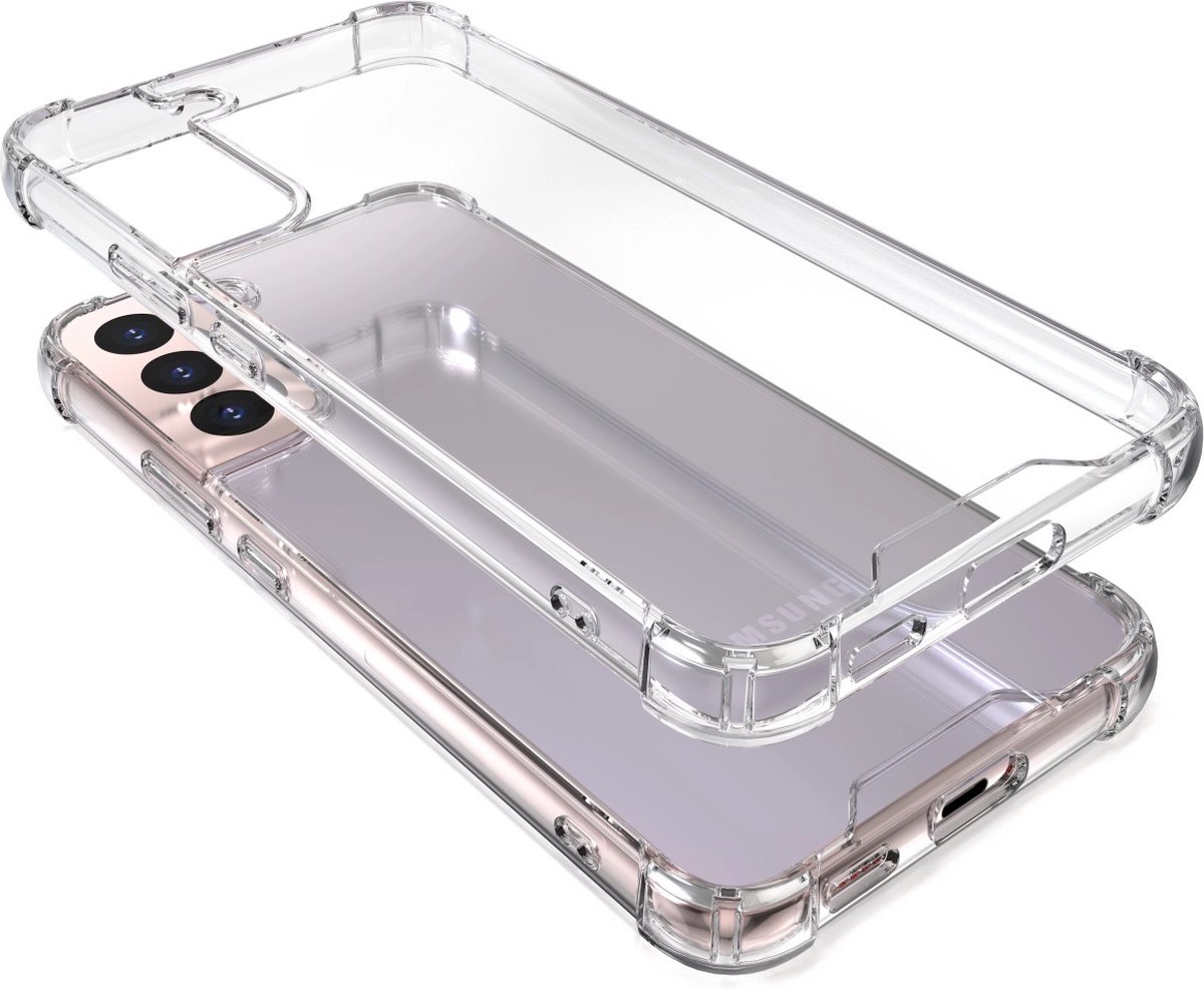 Armored Silicon case - Anti shock - Galaxy A32 4G transparant