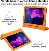 Hoes Geschikt voor Lenovo Tab P11 Plus Hoes Kinder Hoesje Kids Case Cover Kidsproof Met Screenprotector - Hoesje Geschikt voor Lenovo Tab P11 Plus Hoesje Kinder Hoesje - Oranje