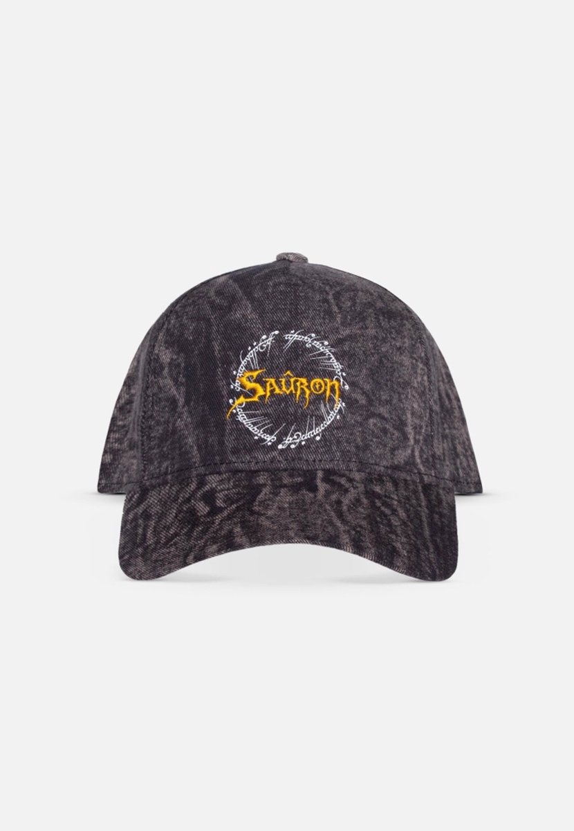 The Lord Of The Rings Snapback Pet Sauron Acid Wash Zwart