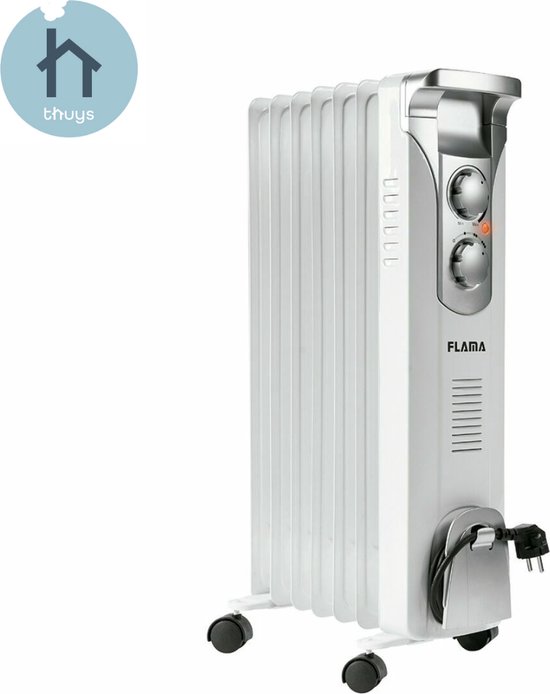 SYLRO® -ELEKTRISCHE OLIERADIATOR-1200W MET WIFI - WIT SYLRO® -ELEKTRISCHE OLIERADIATOR-1200W MET WIFI - WIT