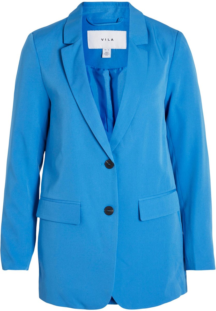 Vila VIKAMMAS LOOSE BLAZER /1 Dames Blazer French Blue - Maat 40