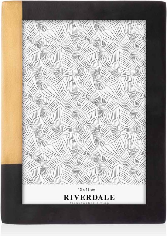 Riverdale - Fotolijst Fleur zwart 13x18cm - Zwart