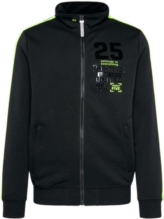 thumbnail: Camp David Heren Sweatjack Met Capuchon En Logo Artworks, Opticwhite, M