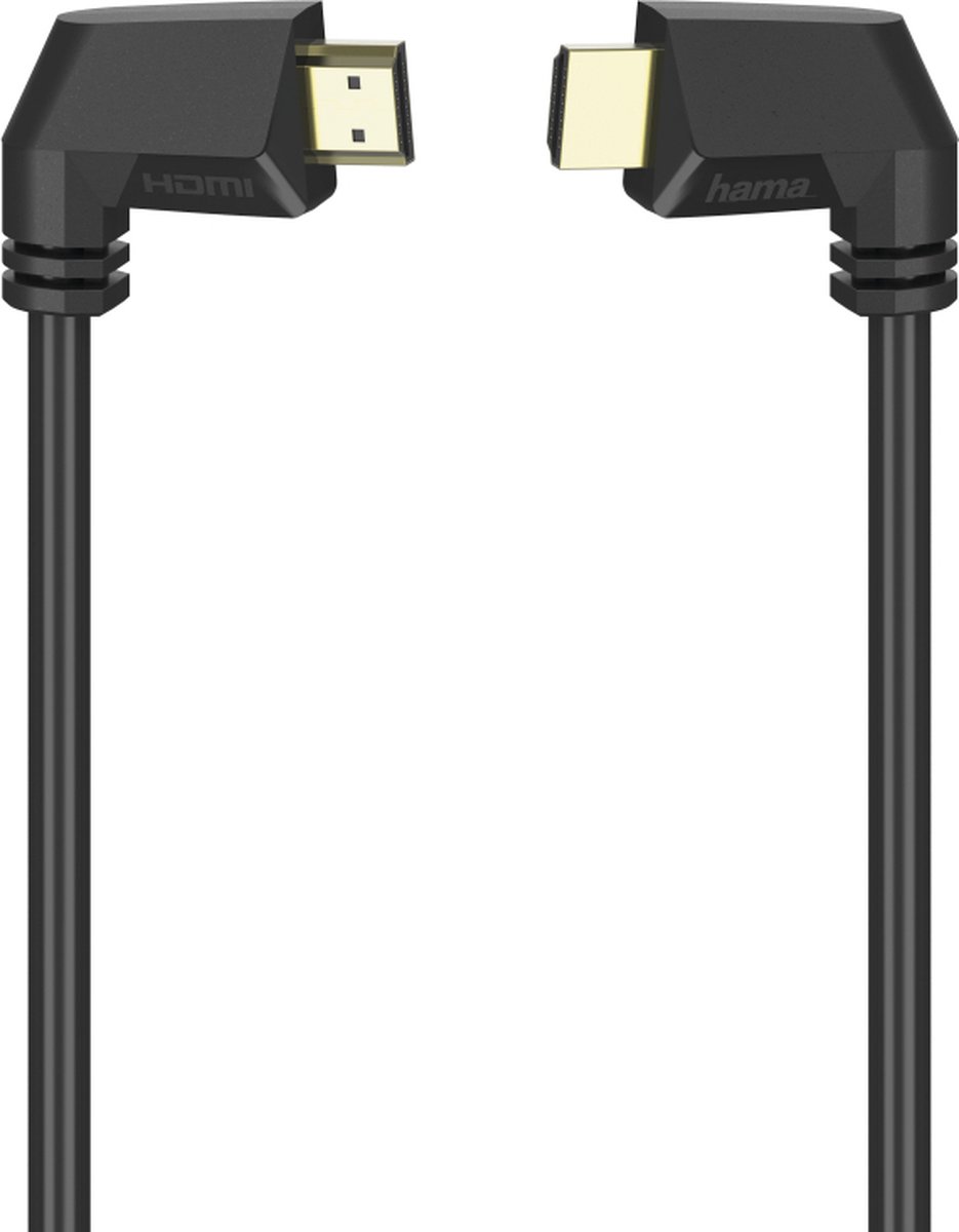 Hama 00205022, 1,5 m, HDMI Type A (Standaard), HDMI Type A (Standaard), 3D, 18 Gbit/s, Zwart