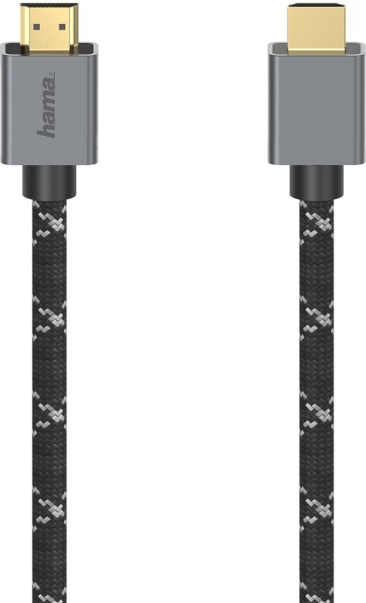 Hama Ultra high-speed HDMI™-kabel, connector-connector, 8K, metaal, 2,0 m