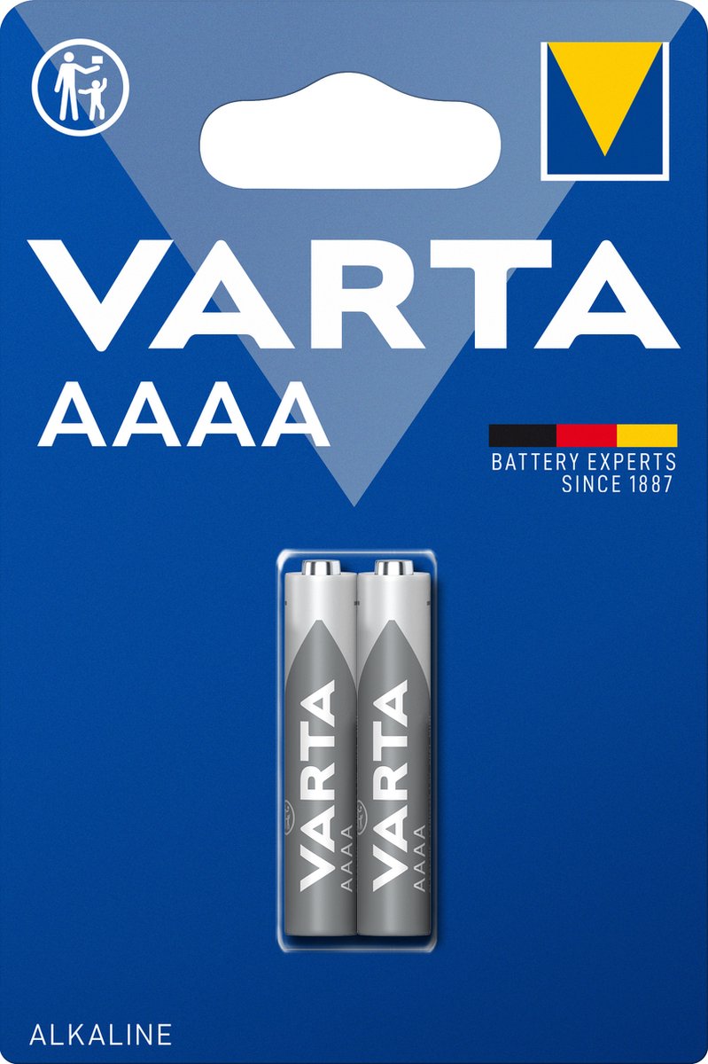 Varta AAAA Alkaline Batterijen - 2 stuks
