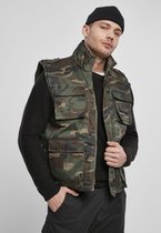 Brandit - Ranger Weste woodland Mouwloos jacket - M - Groen/Bruin