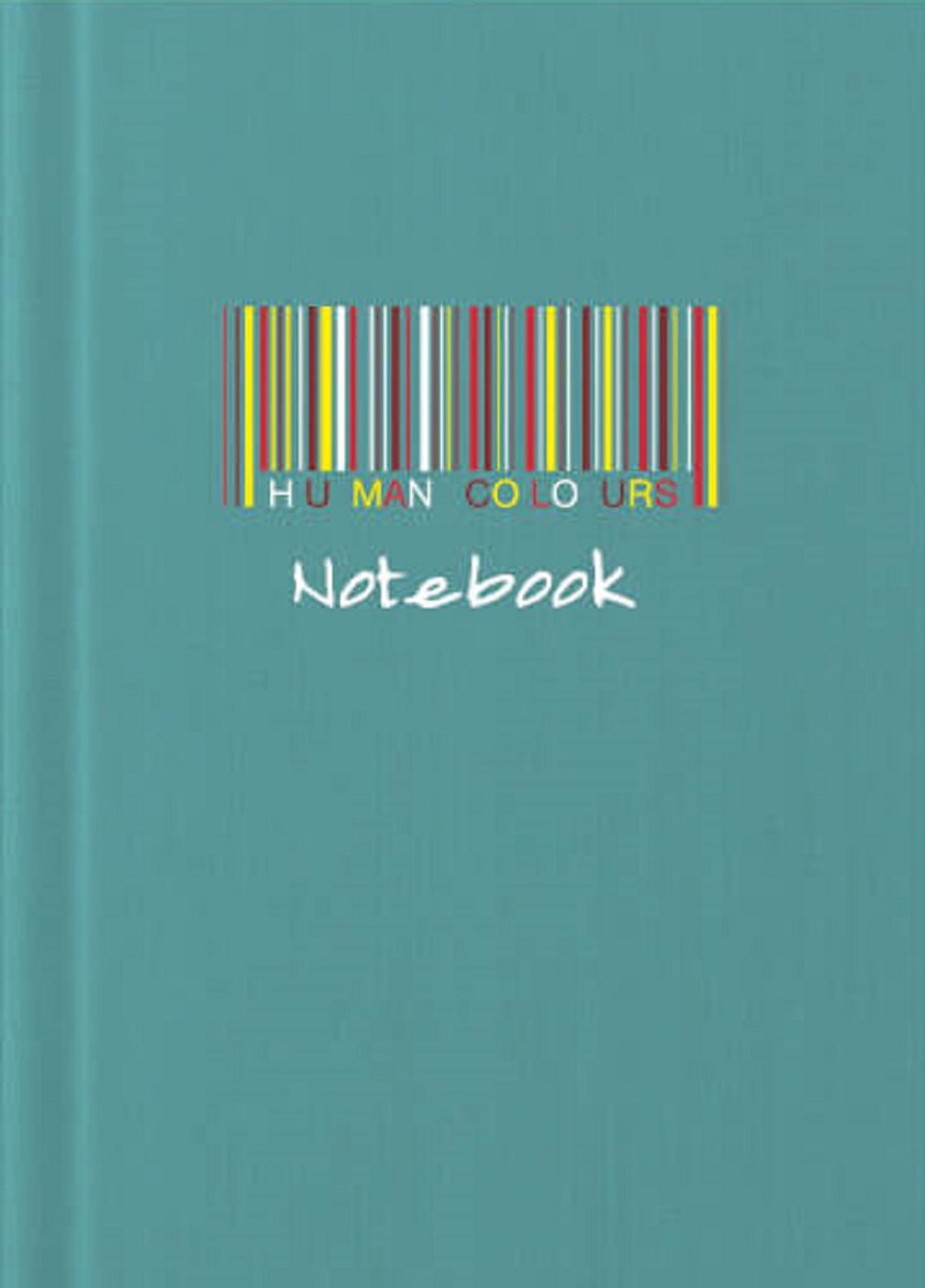 Peleman - Creative Notebook – Human Colours – 14,8 x 21 cm – turquoise