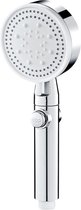 Waterbesparende douchekop - Handdouche -  Regendouche - Met ECO knop - 5 Standen - ABS - zilver