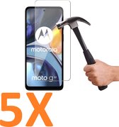 Protecteur d'écran en verre pour Motorola Moto G22 - Protecteur d'écran en Glas Tempered Glass - 5x