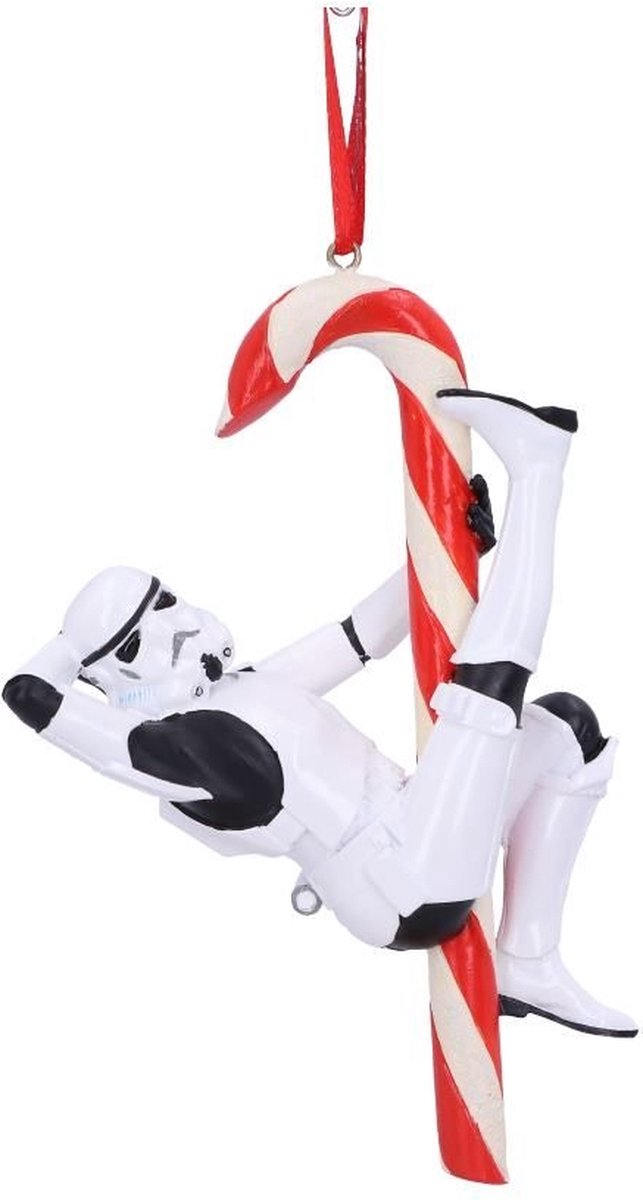 Nemesis Now - Star Wars - Stormtrooper Candy Cane Hanging Ornament 12cm