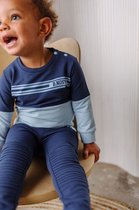 B.Nosy pantalon de survêtement bébé garçon avec genouillères plissées Lake Blue